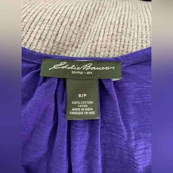 Eddie Bauer Women's Purple Sleeveless Nightgown - Picture 4 of 4